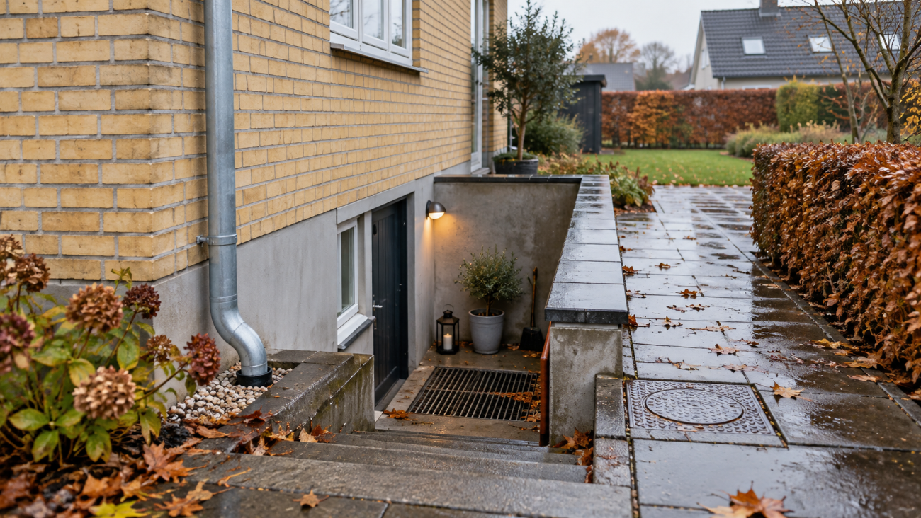 kloak, kloakydelser, kloakrør, anlægsgartner, rørlægger, vinter